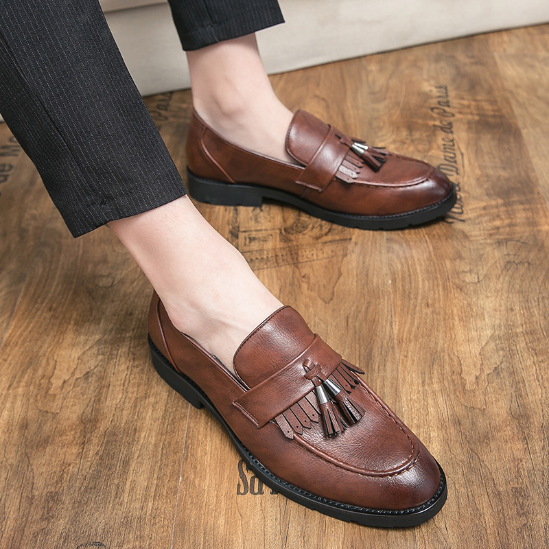Roma Leather Tassel Loafers