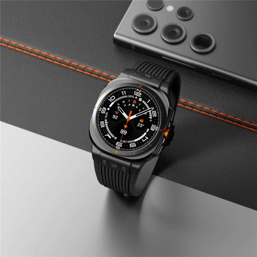 Streamlined Galaxy Watch Ultra Silicone Band