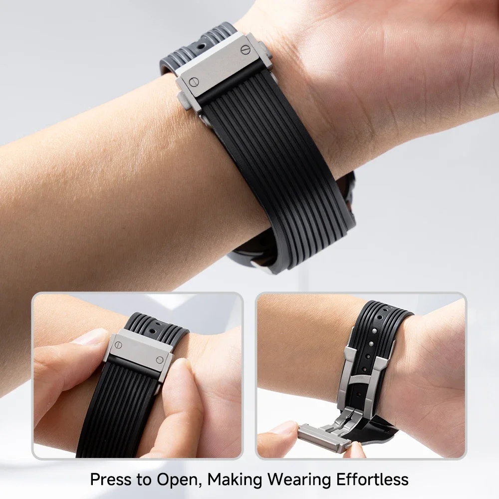 Streamlined Galaxy Watch Ultra Silicone Band
