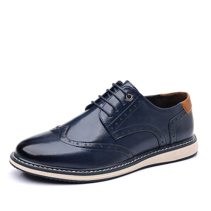 Luca Leather Brogue Sneakers