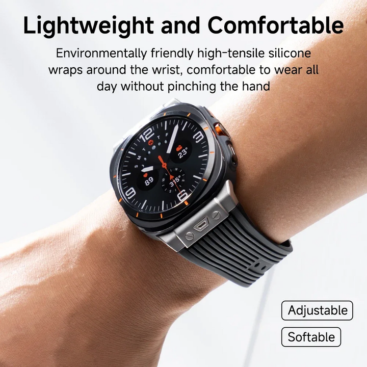 Streamlined Galaxy Watch Ultra Silicone Band