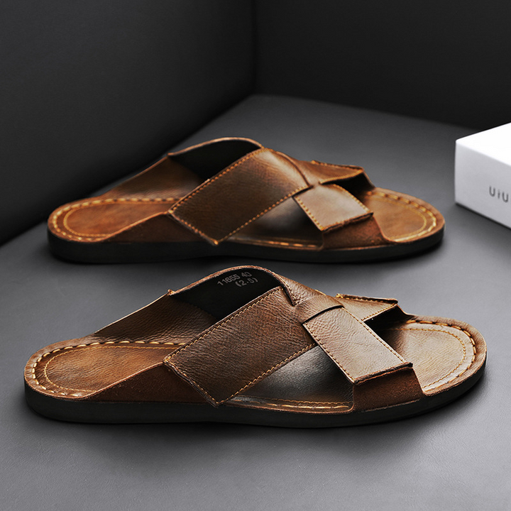 Enzo Italiana Genuine Leather Sandals