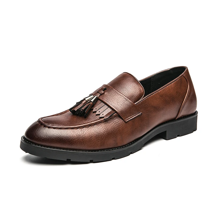 Roma Leather Tassel Loafers