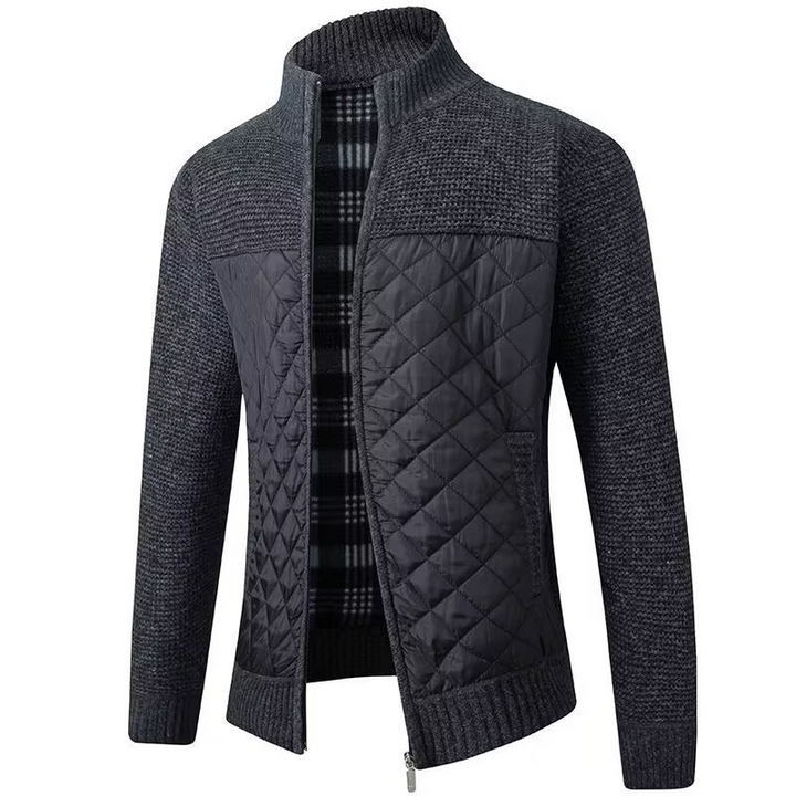 Maddox Quilted Knit Jacket