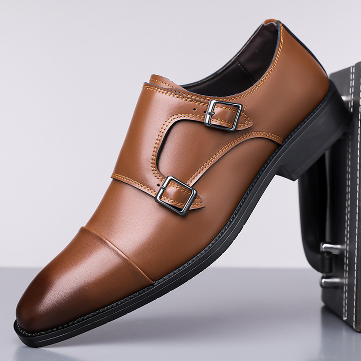 Veneto Italian Monk Strap Loafers