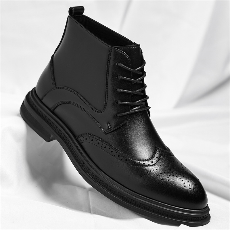 Regency Leather Brogue Boots