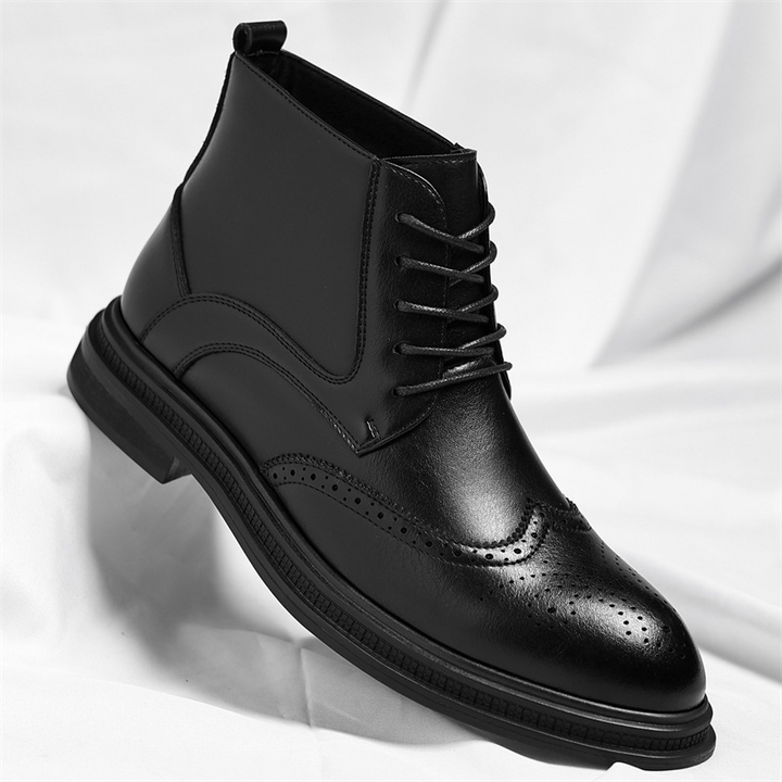 Regency Leather Brogue Boots