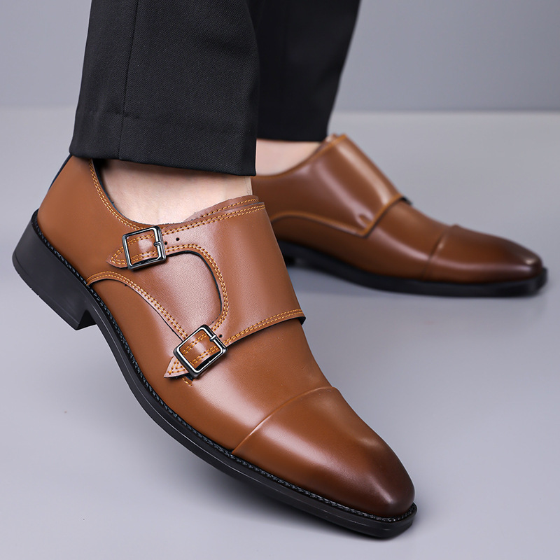 Veneto Italian Monk Strap Loafers