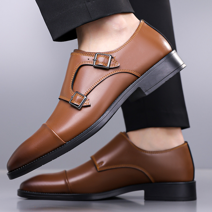 Veneto Italian Monk Strap Loafers