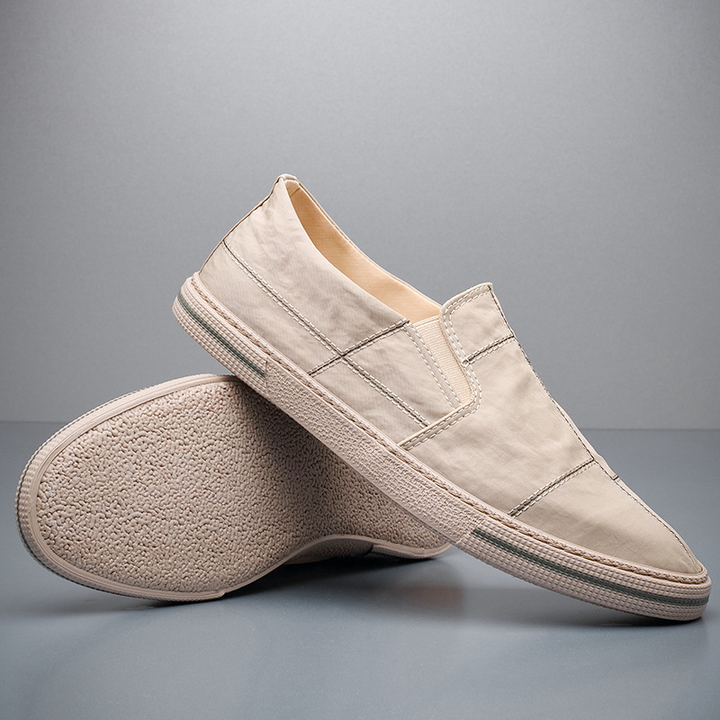 Mondrian Canvas Slip-Ons