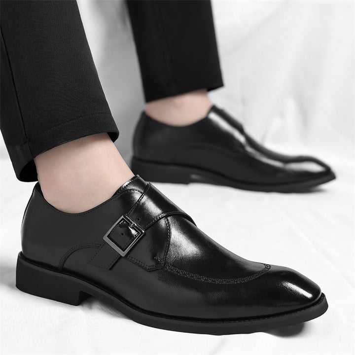 Danbury Leather Monk Strap Loafers
