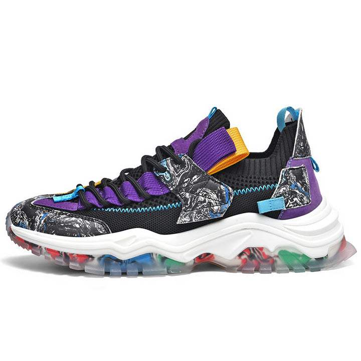 Dawn Mosaic Graffiti Sneakers