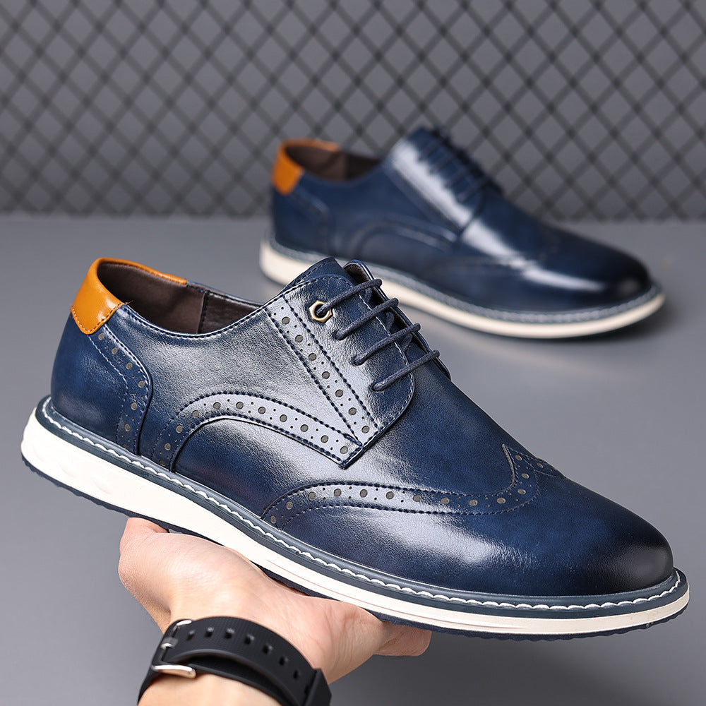 Luca Leather Brogue Sneakers