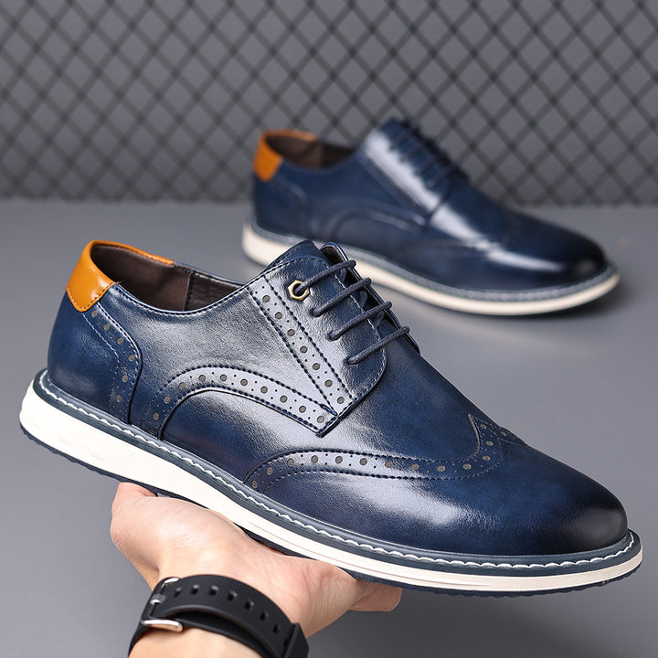 Luca Leather Brogue Sneakers