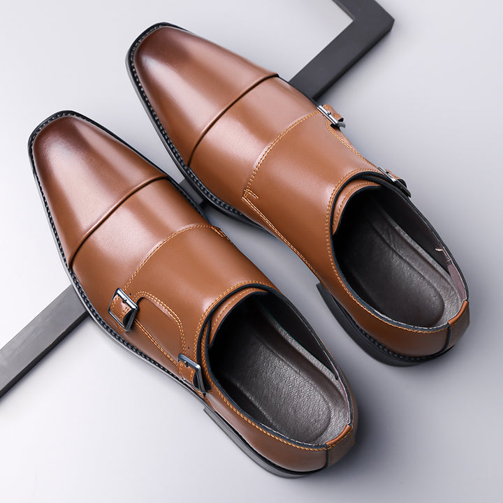 Veneto Italian Monk Strap Loafers