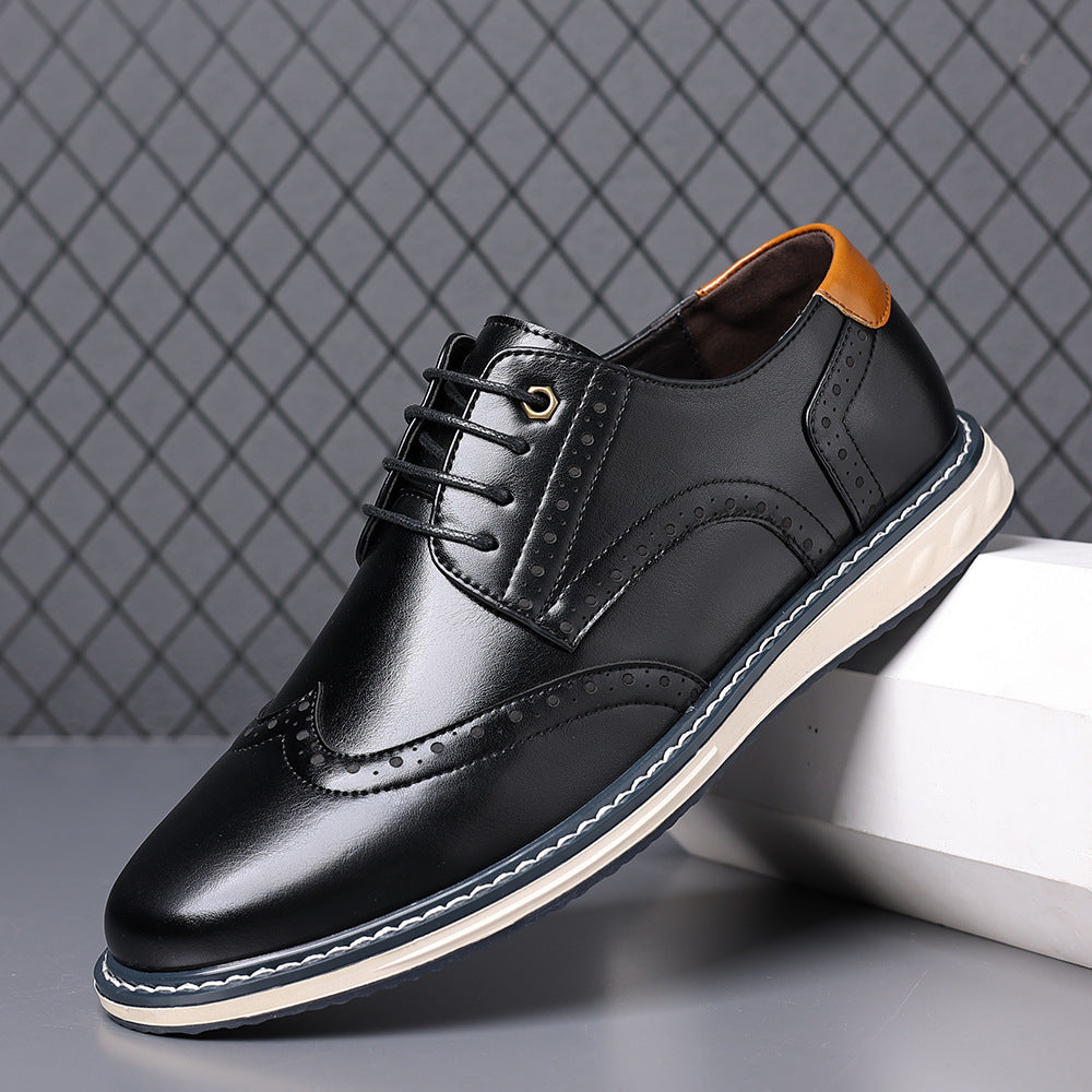 Luca Leather Brogue Sneakers