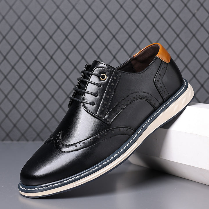 Luca Leather Brogue Sneakers