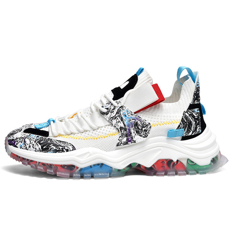 Dawn Mosaic Graffiti Sneakers