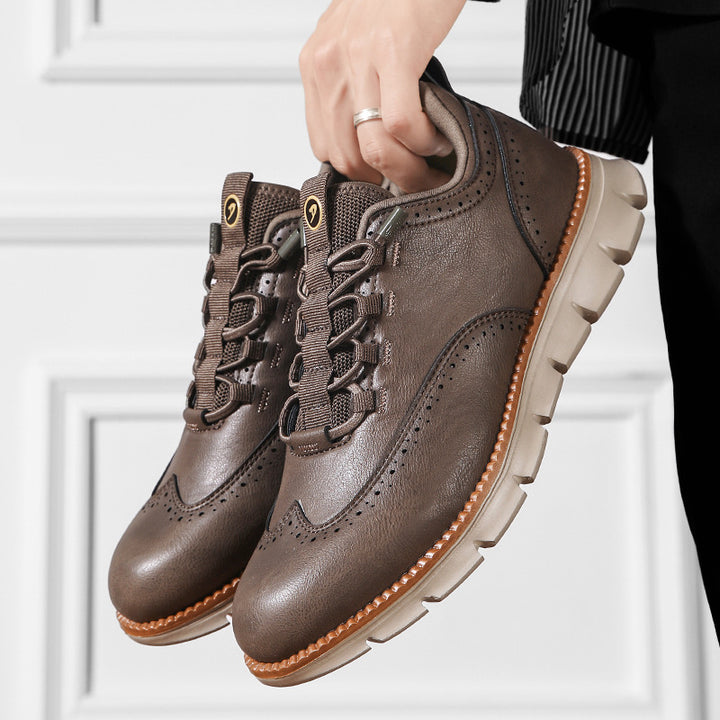 Carlo Genuine Leather Sneakers