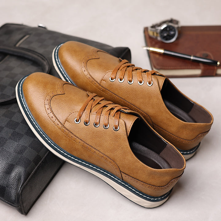 Lucas Leather Brogue Sneakers