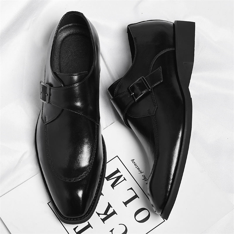Danbury Leather Monk Strap Loafers