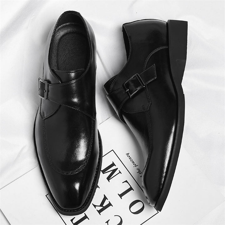 Danbury Leather Monk Strap Loafers