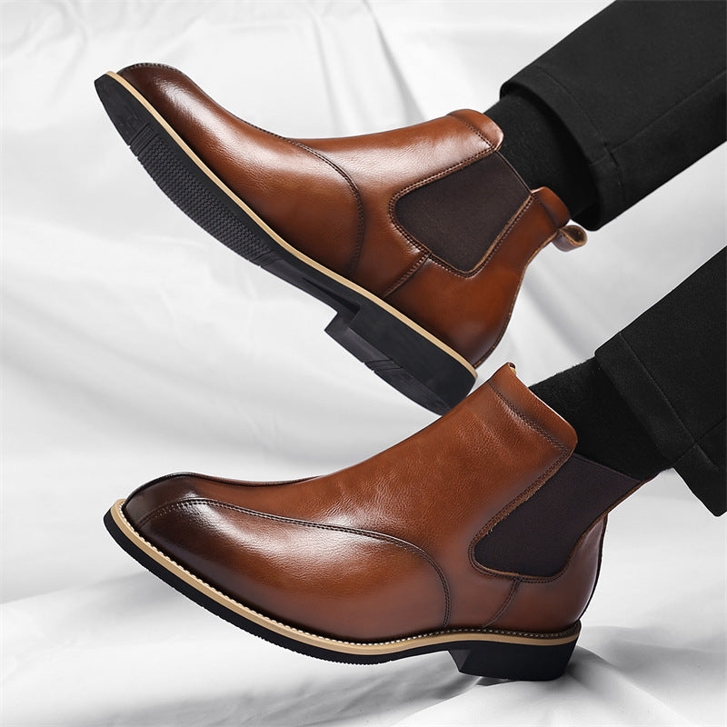 Marcello Leather Chelsea Boots