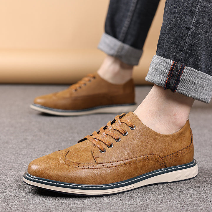 Lucas Leather Brogue Sneakers
