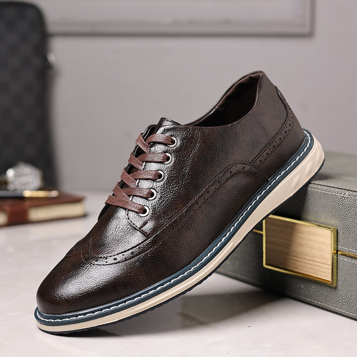 Lucas Leather Brogue Sneakers