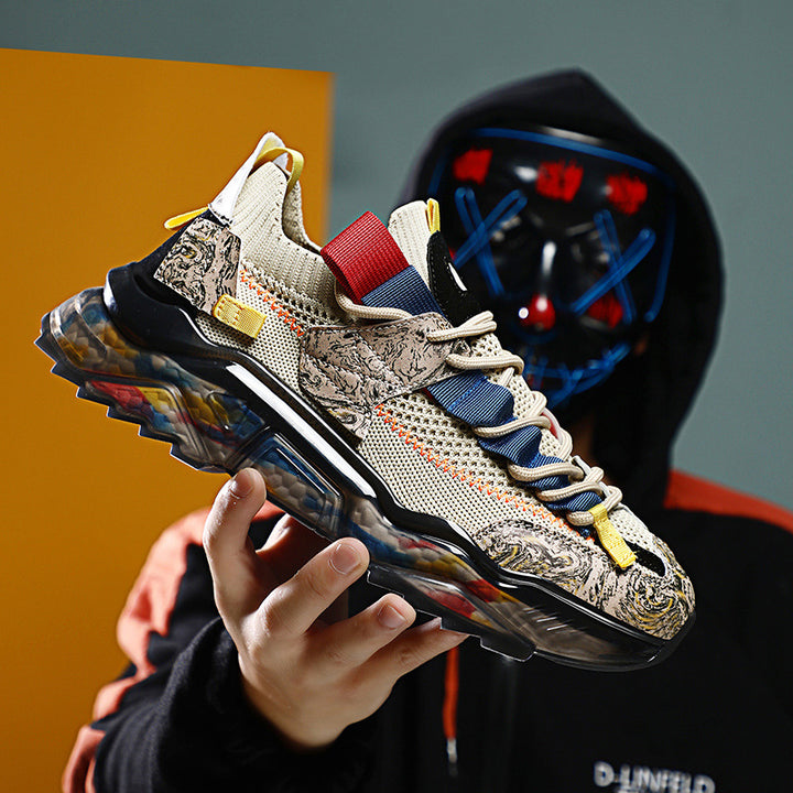 Dawn Mosaic Graffiti Sneakers