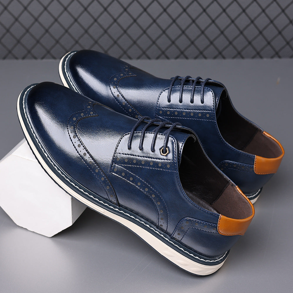 Luca Leather Brogue Sneakers
