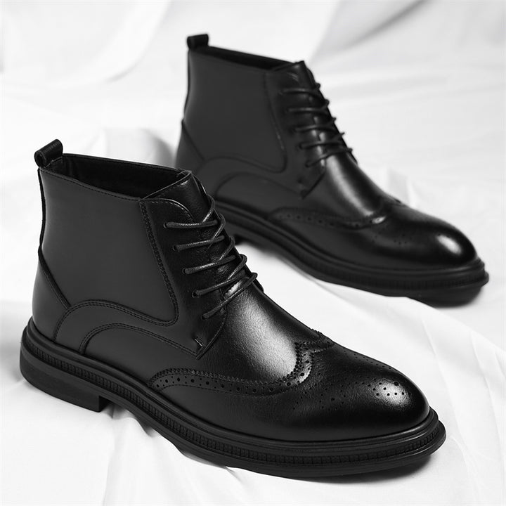 Regency Leather Brogue Boots