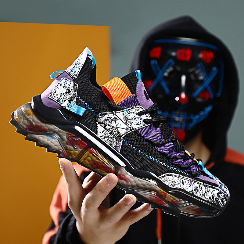 Dawn Mosaic Graffiti Sneakers