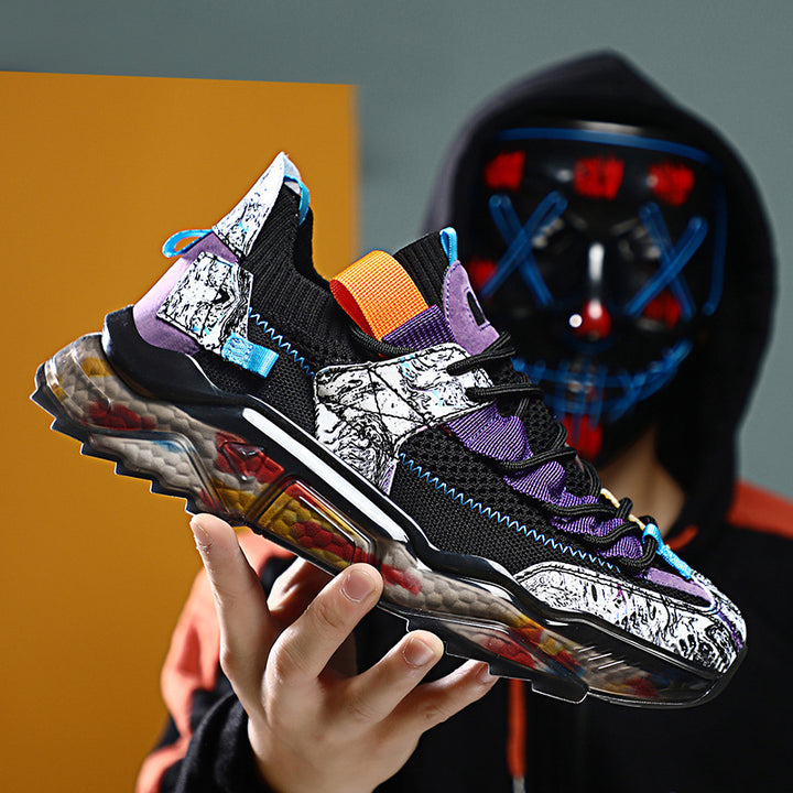 Dawn Mosaic Graffiti Sneakers