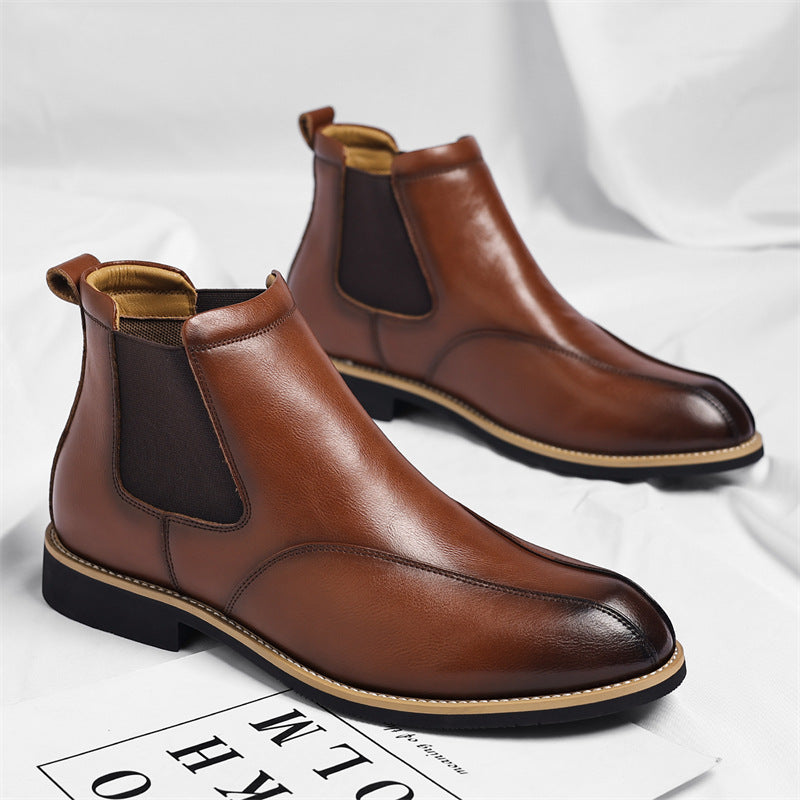 Marcello Leather Chelsea Boots