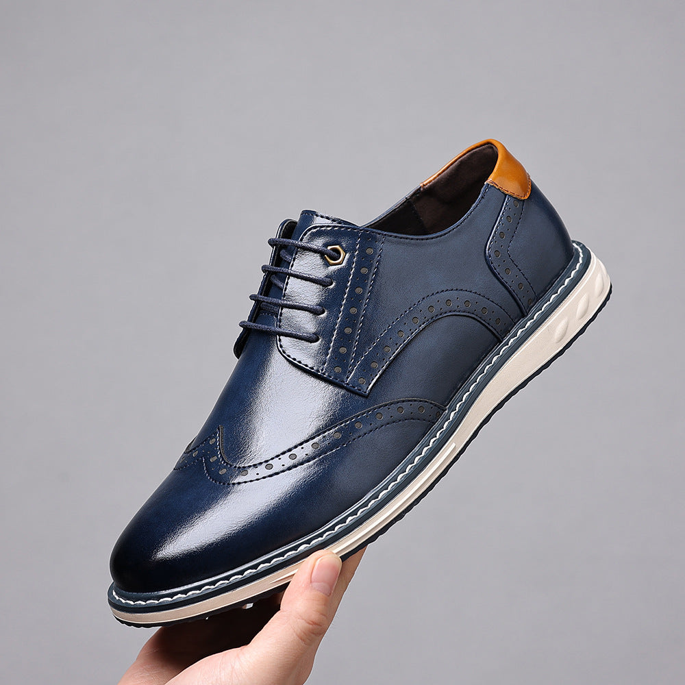 Luca Leather Brogue Sneakers
