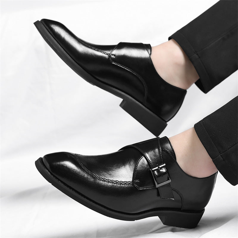 Danbury Leather Monk Strap Loafers