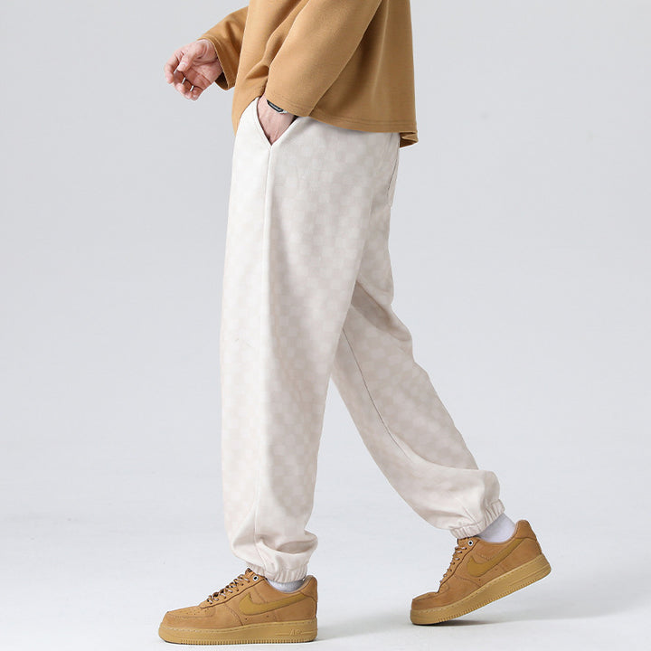 Andre Corduroy Checkered Joggers
