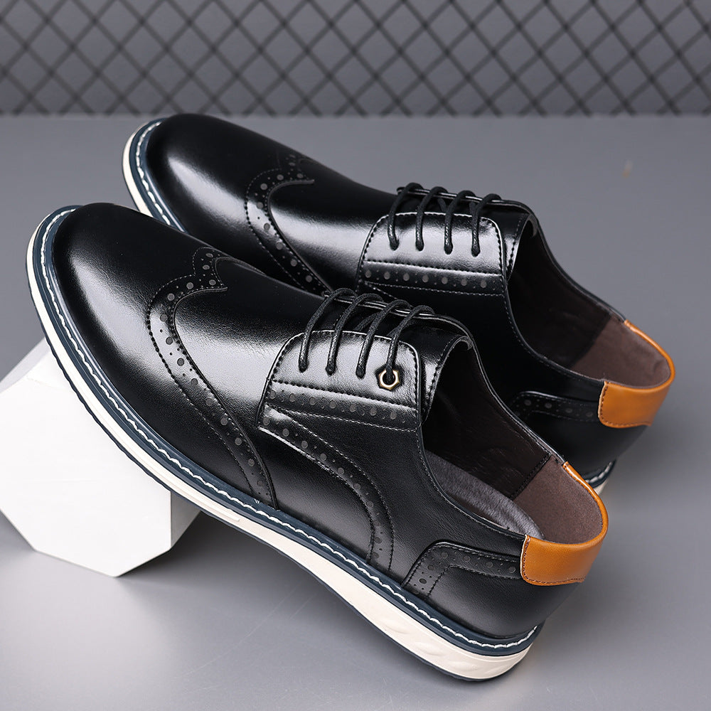 Luca Leather Brogue Sneakers