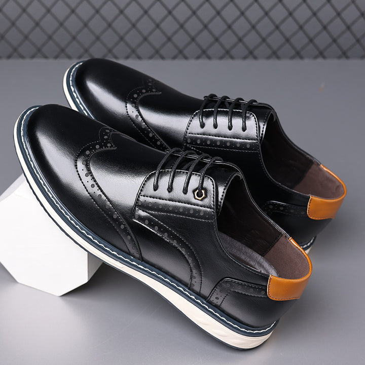 Luca Leather Brogue Sneakers