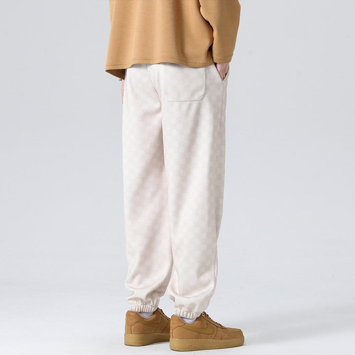 Andre Corduroy Checkered Joggers