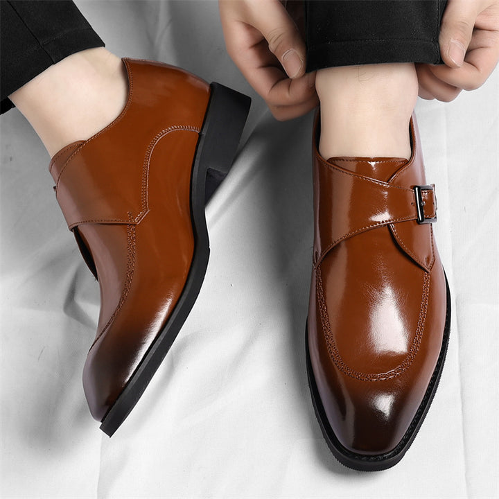 Danbury Leather Monk Strap Loafers