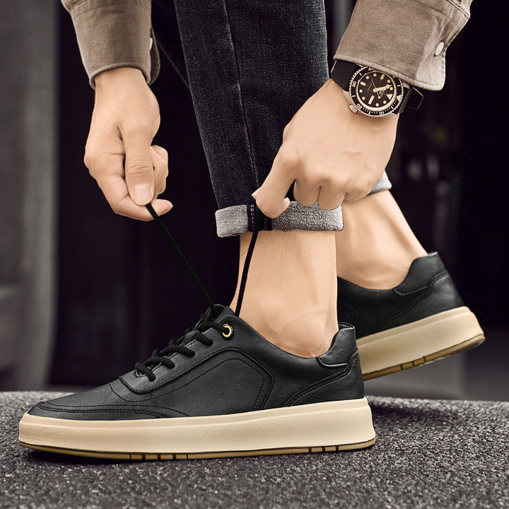 Calvin Genuine Leather Sneakers