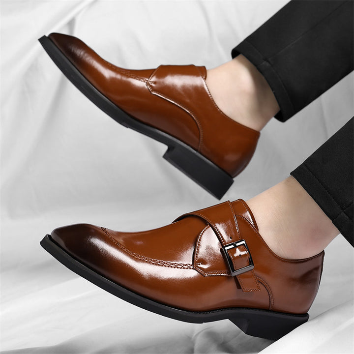 Danbury Leather Monk Strap Loafers