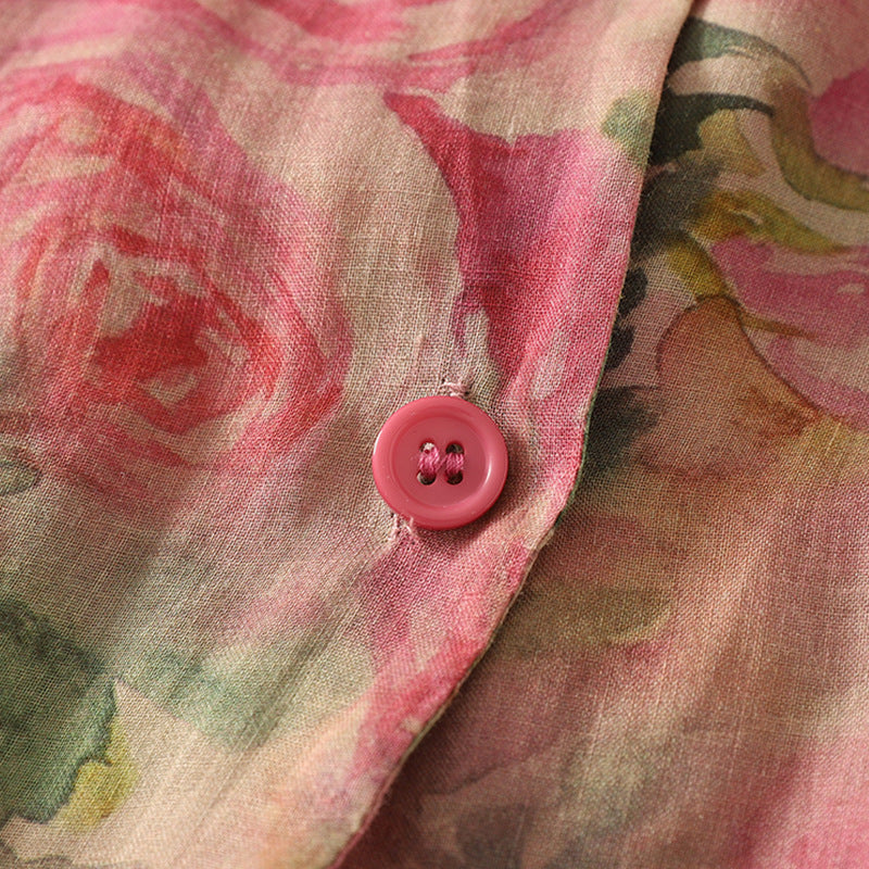 Lila Floral Blouse