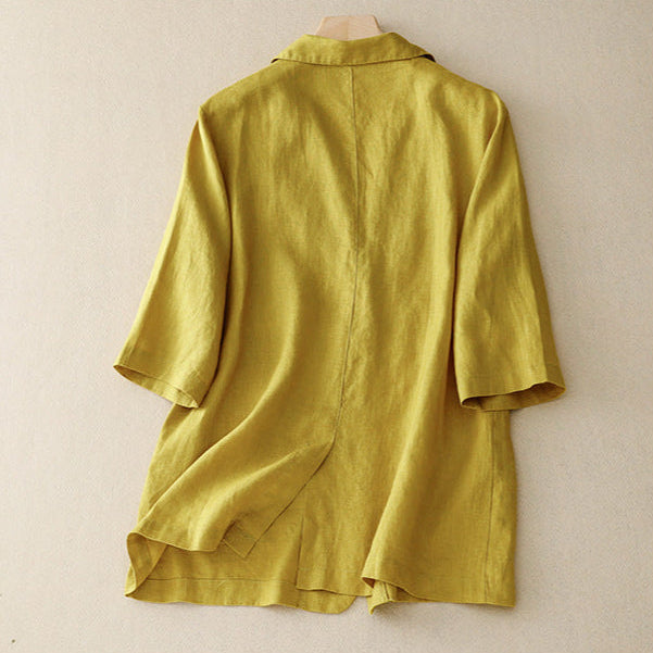 Ella Linen Blazer