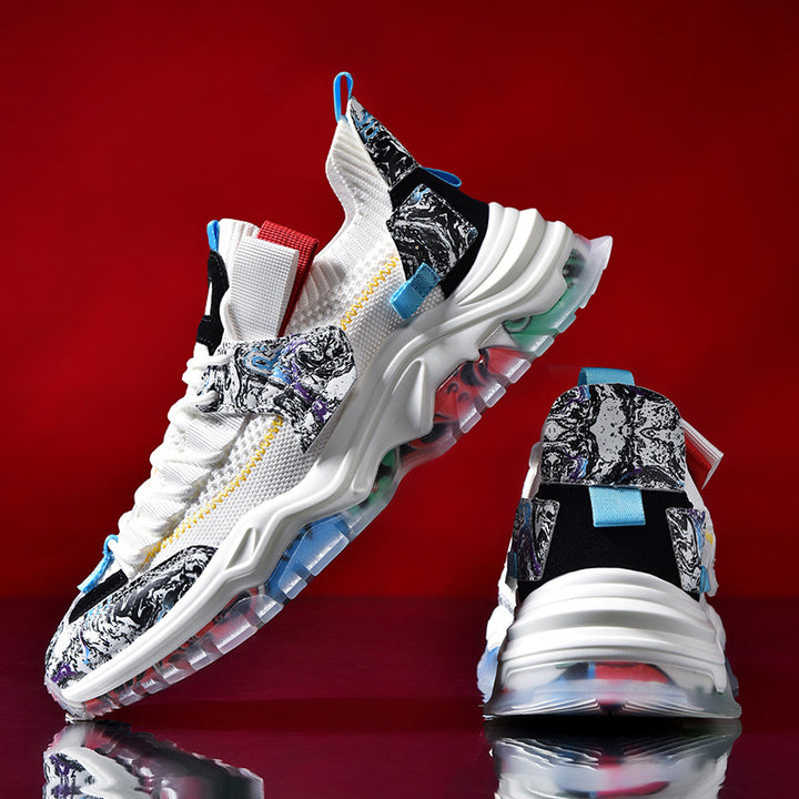 Dawn Mosaic Graffiti Sneakers