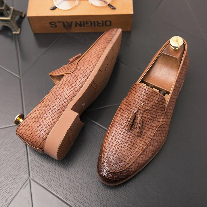 Lombardi Woven Tassel Loafers