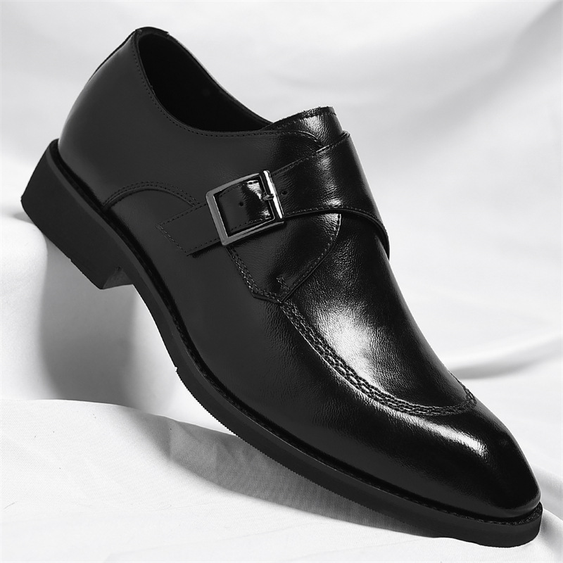 Danbury Leather Monk Strap Loafers