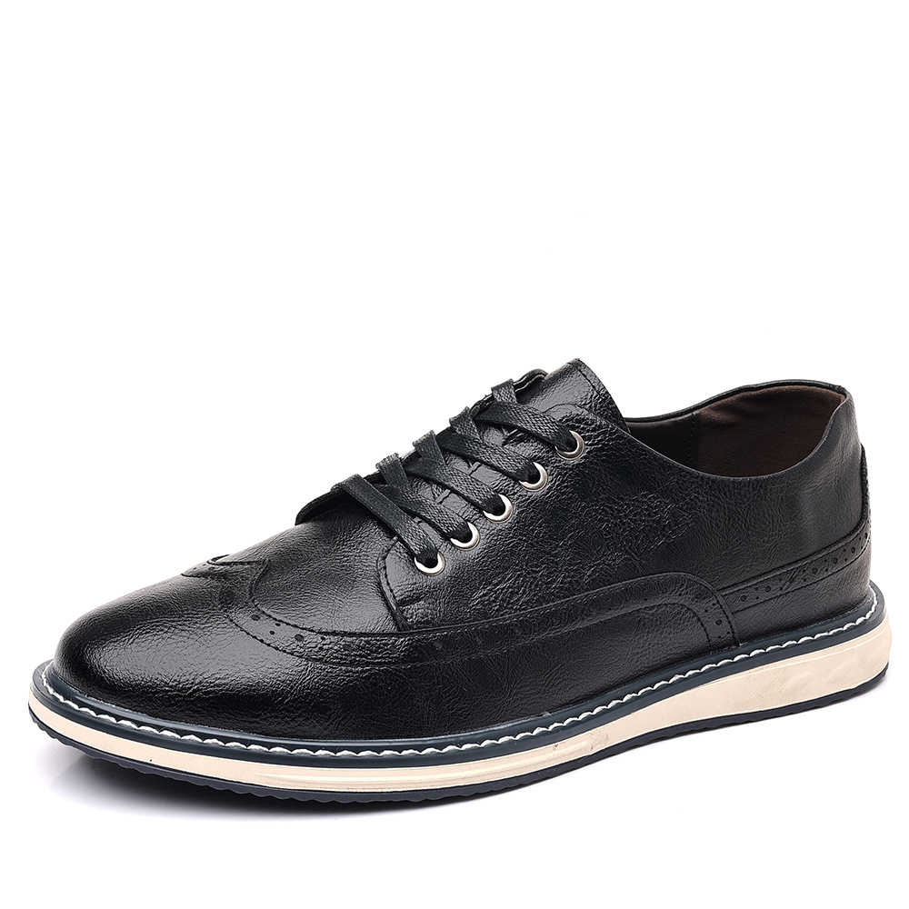 Lucas Leather Brogue Sneakers